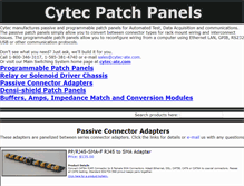 Tablet Screenshot of patch-panel.com